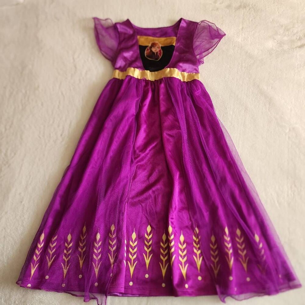 Disney's Frozen Anna Girls Nightgown Dress Up Size 5t